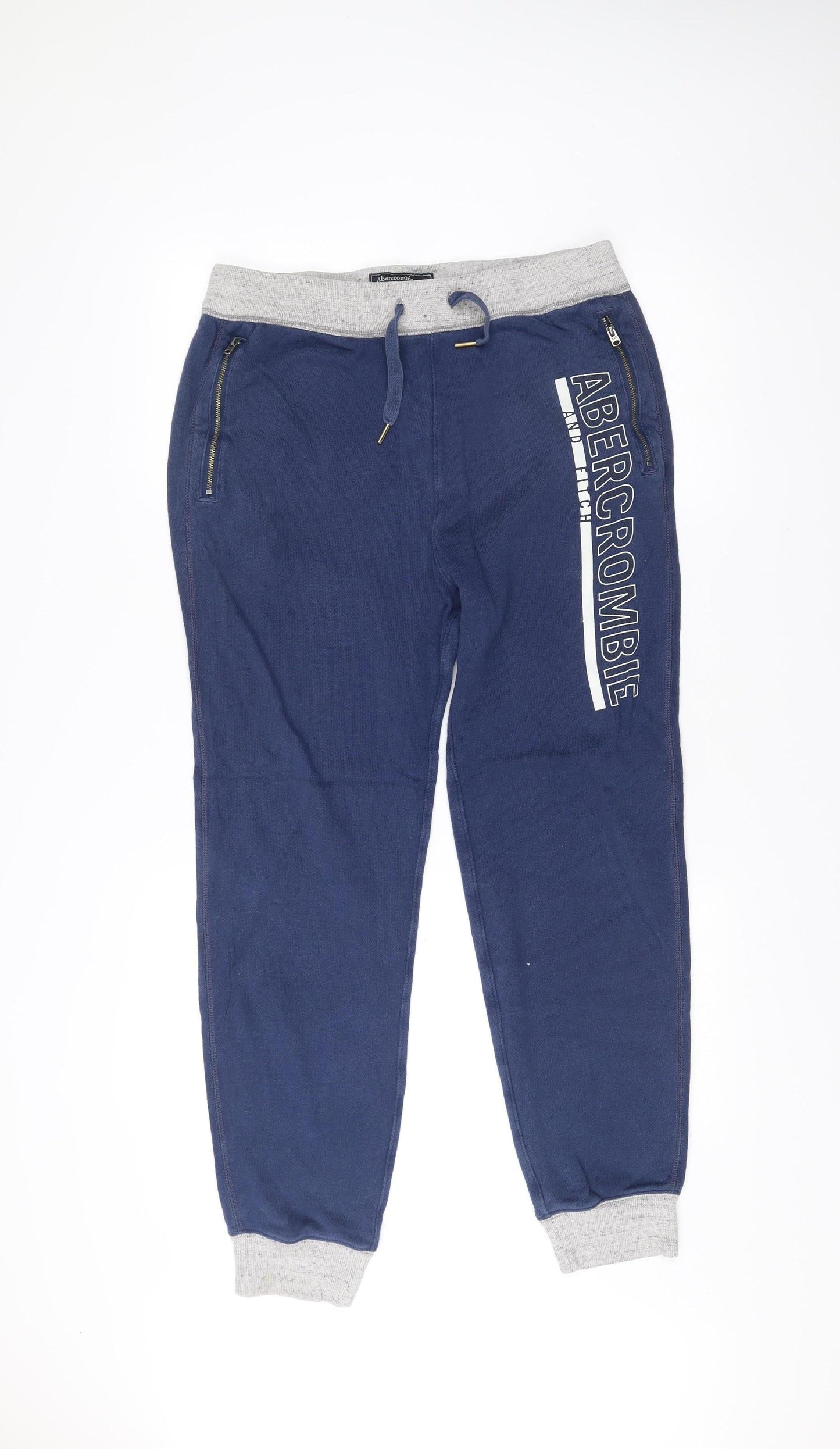 Abercrombie & Fitch Men’s Blue Jogger Sweatpants Size M Cotton