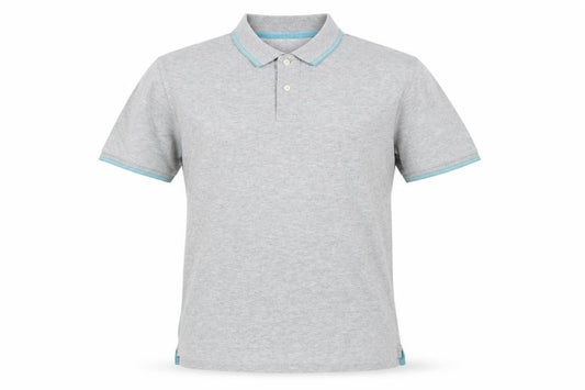 Uniqlo Men’s Grey Polo Shirt Size L Short Sleeve Cotton Blend