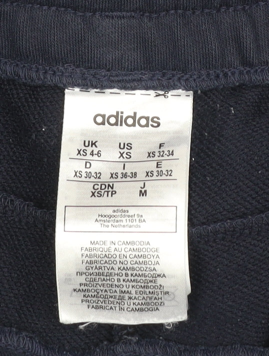 Adidas Womens Blue XS Jogger Sweatpants Activewear Trousers