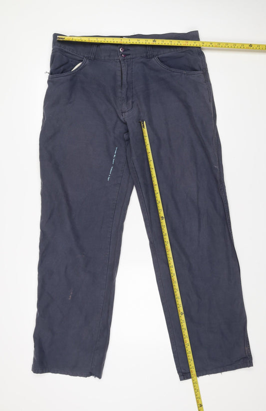 Billabong Men’s Blue Chino Trousers Size 36 Straight Cotton