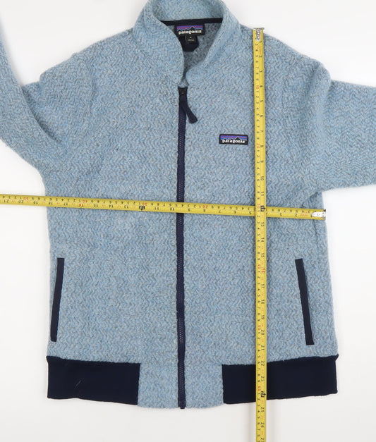 Patagonia Men’s Blue Full Zip Fleece Jacket Sweatshirt M Outdoor
