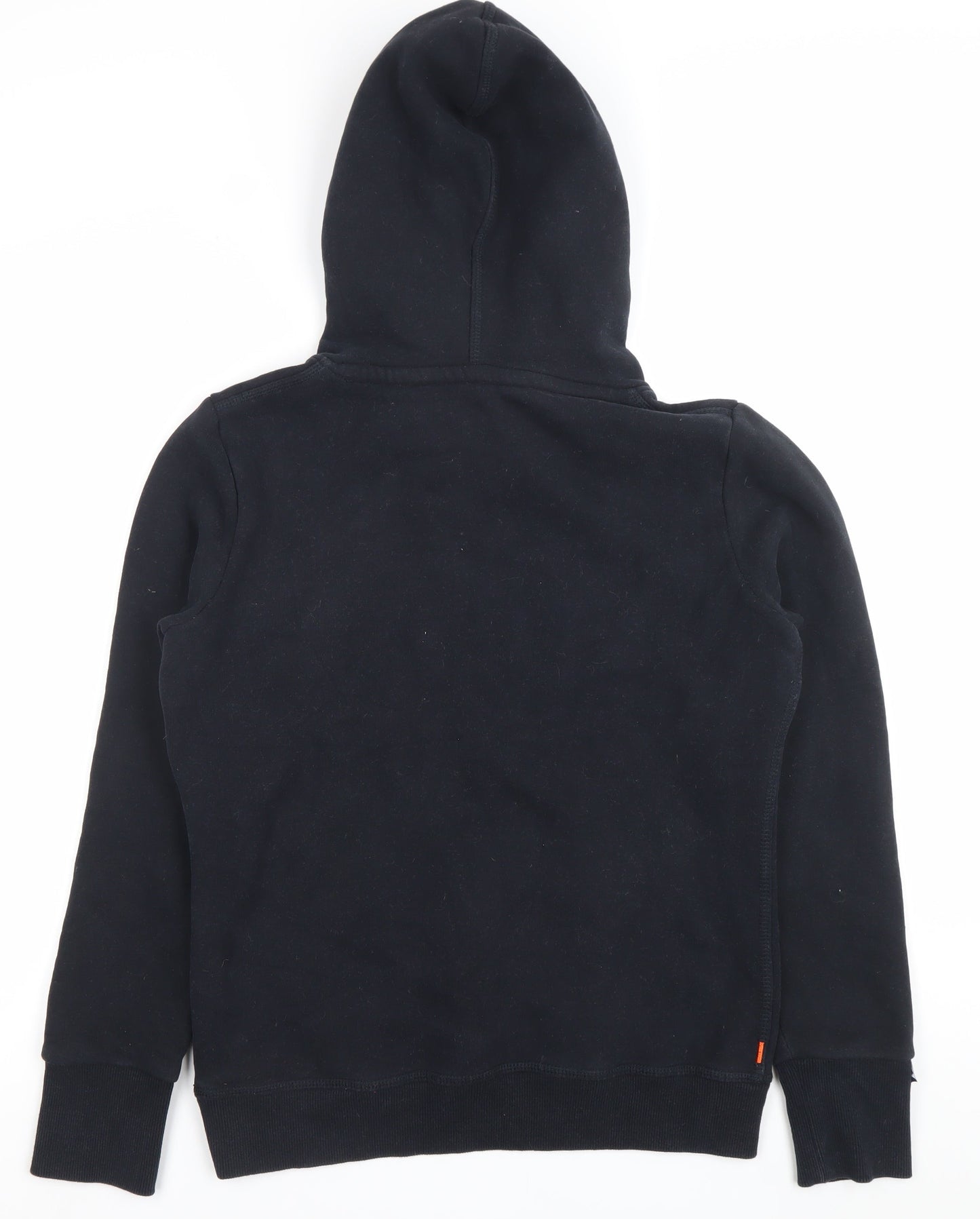 Superdry Men’s Black Hoodie Pullover Graphic Print M Regular Fit