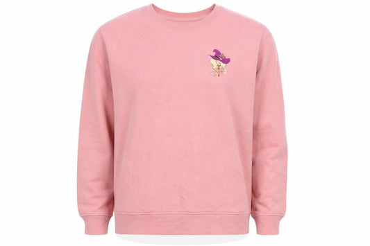 The Color of Space Womens Pink XL Sweatshirt Cotton Blend
