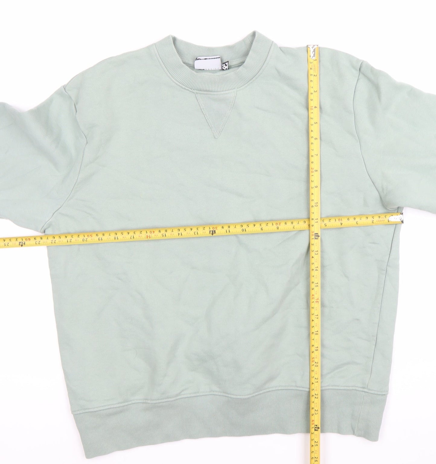 ASOS DESIGN Men’s Green Pullover Sweatshirt Size M Crew Neck