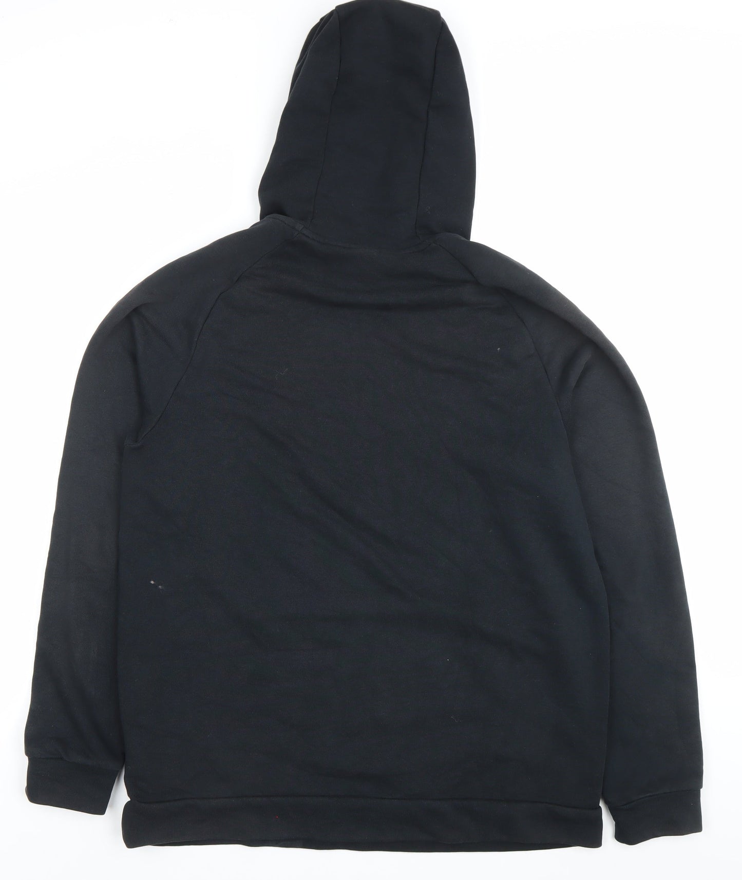 Nike Mens Black Pullover Hoodie M Sports Logo Hooded Sweatshirt