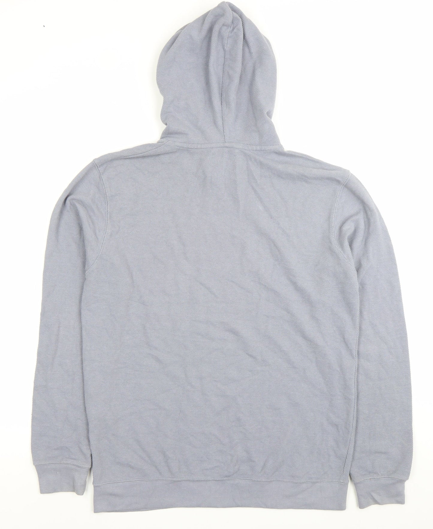boohooMAN Mens Grey Pullover Hoodie Size M Regular Fit Cotton