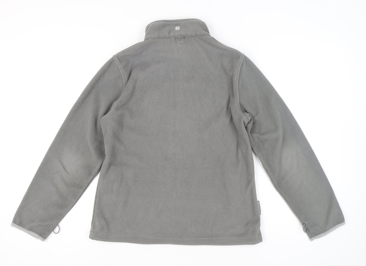 Mountain Warehouse Womens Grey Size 12 Fleece Jacket Full Zip Pockets