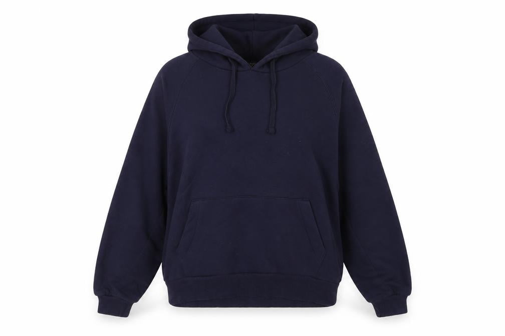 Next Women’s Navy Blue Pullover Hoodie L Cotton Blend