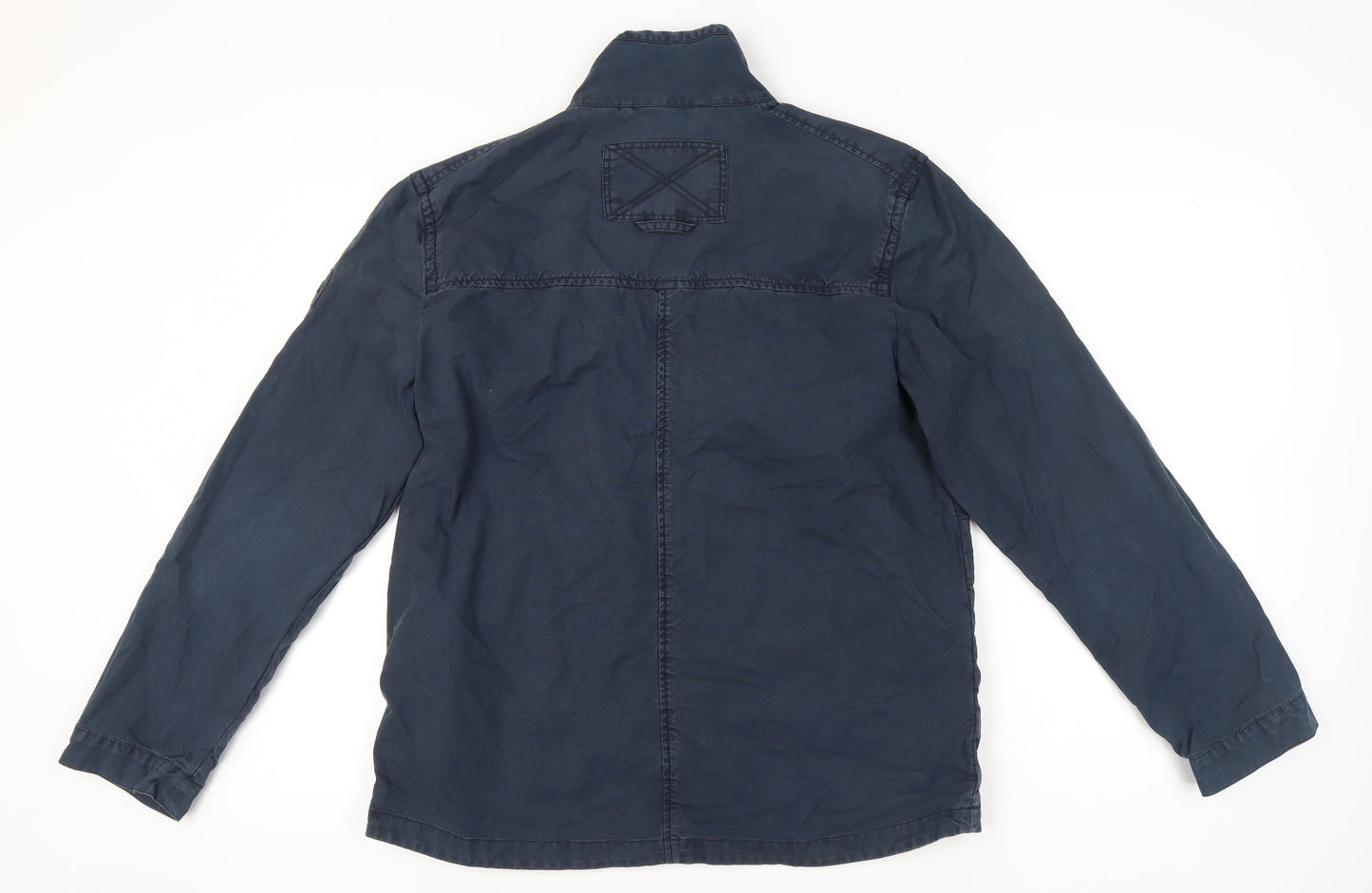 Seasalt Womens Blue Organic Cotton Mid-Length Jacket M