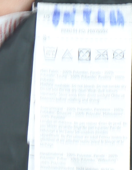 Regatta Boys Black Grey 14 Years Puffer Jacket Hooded Winter Coat