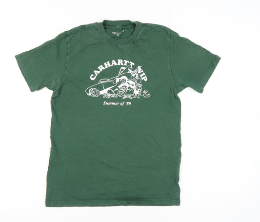 Carhartt WIP Men's Green XS Graphic Print Retro T-Shirt