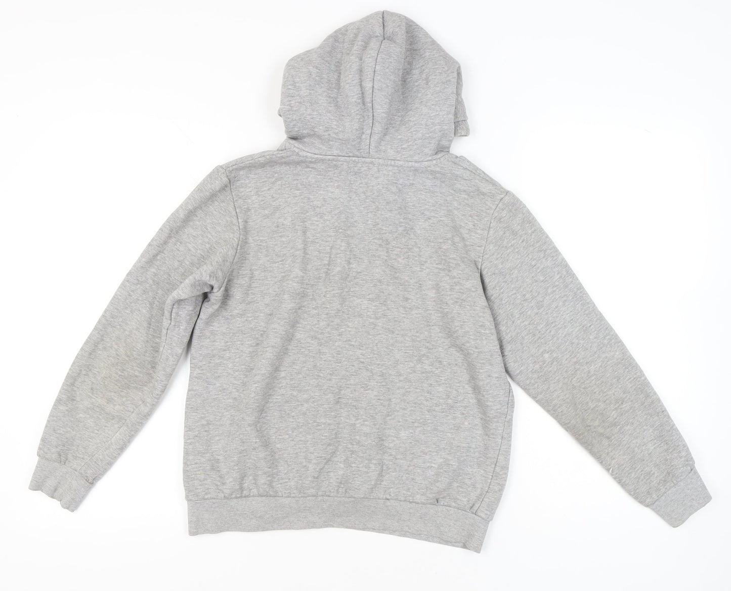 Jack & Jones Boys Grey 14Y Hoodie Pullover Logo Graphic Cotton Blend