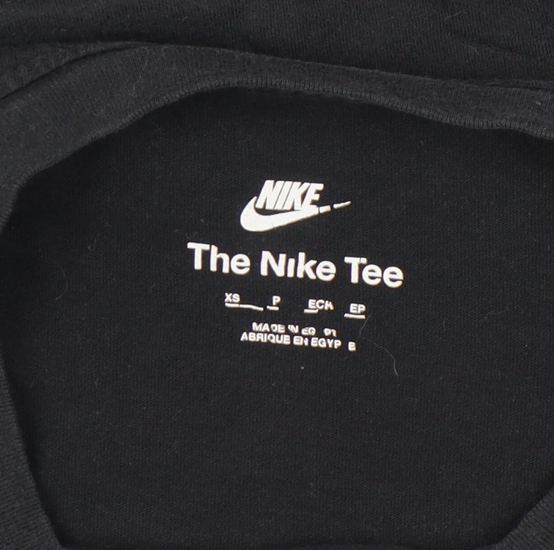 Nike Women’s Black XS Crew Neck Short Sleeve Cotton T-Shirt