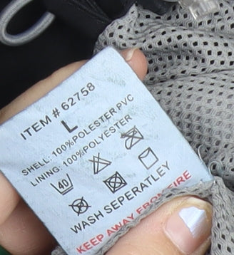 Trespass Men's Black Waterproof Windproof Jacket Coat L Outdoor