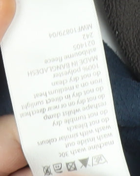 Mountain Warehouse Men’s Blue Brown Fleece Pullover Sweatshirt M