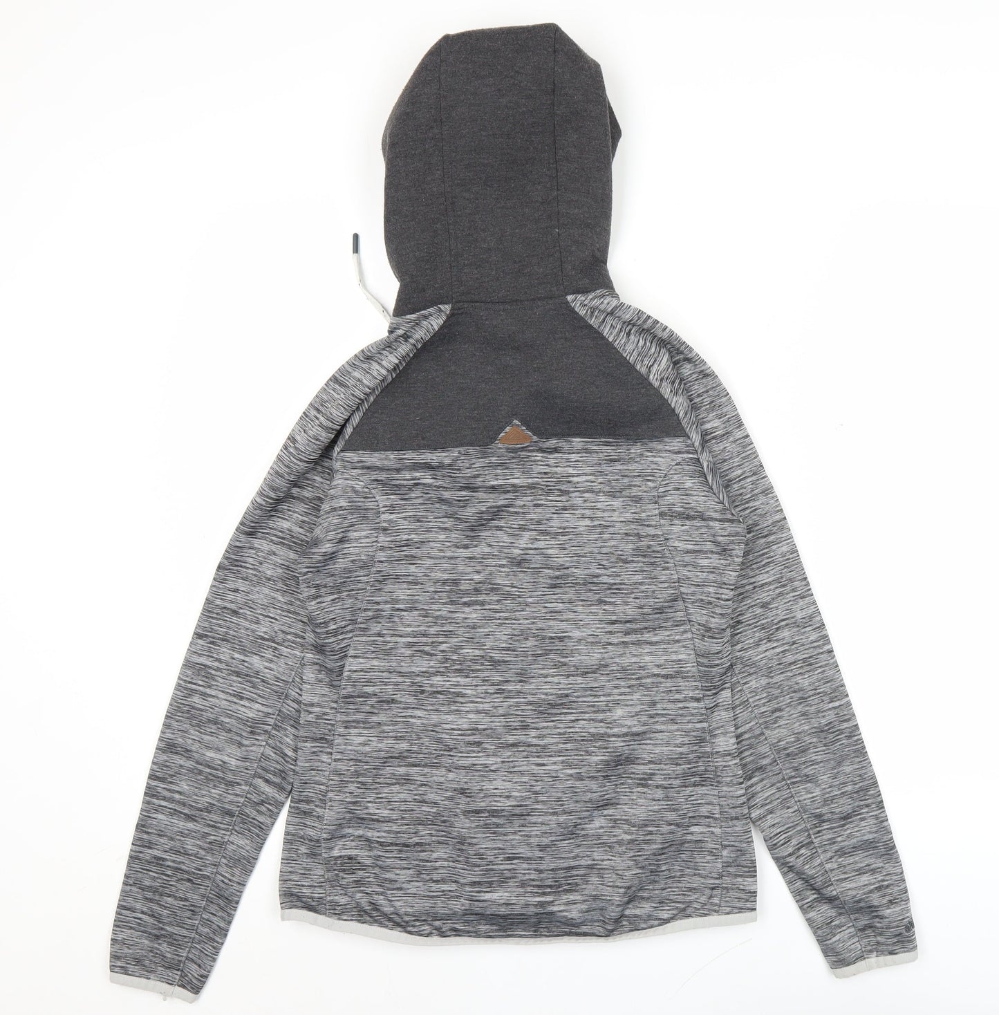 Kathmandu Women’s Grey Full Zip Hoodie UK 8 Polyester Blend