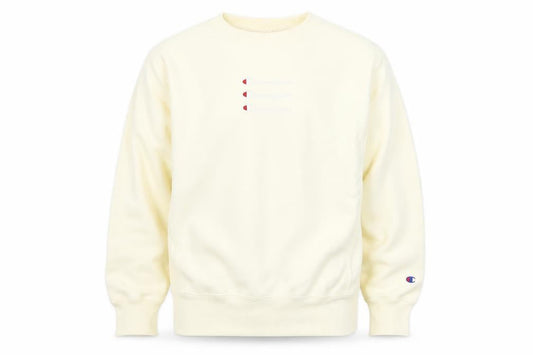 Mens UK M Regular Champion Ivory Pullover Sweatshirt