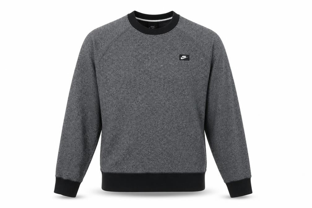 Mens UK M Regular Nike Grey Pullover Sweatshirt