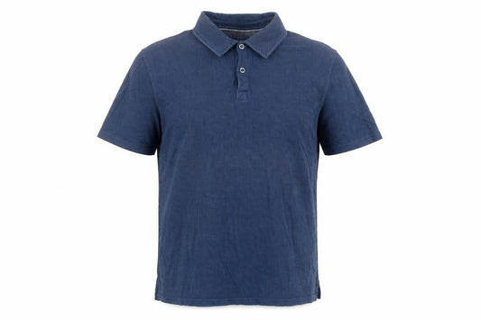 Copper & Black Men’s Blue XL Cotton Polo Shirt Short Sleeve Casual