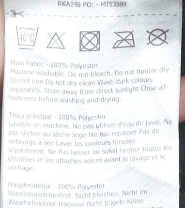 Regatta Boys Black Fleece Pullover Sweatshirt 11-12 Years 1/4 Zip Outdoor