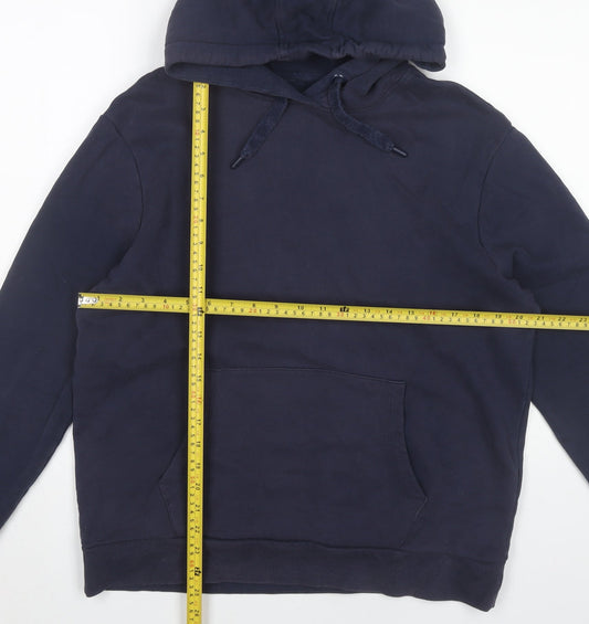 Mountain Warehouse Women’s Blue Hoodie UK 12 Cotton Pullover