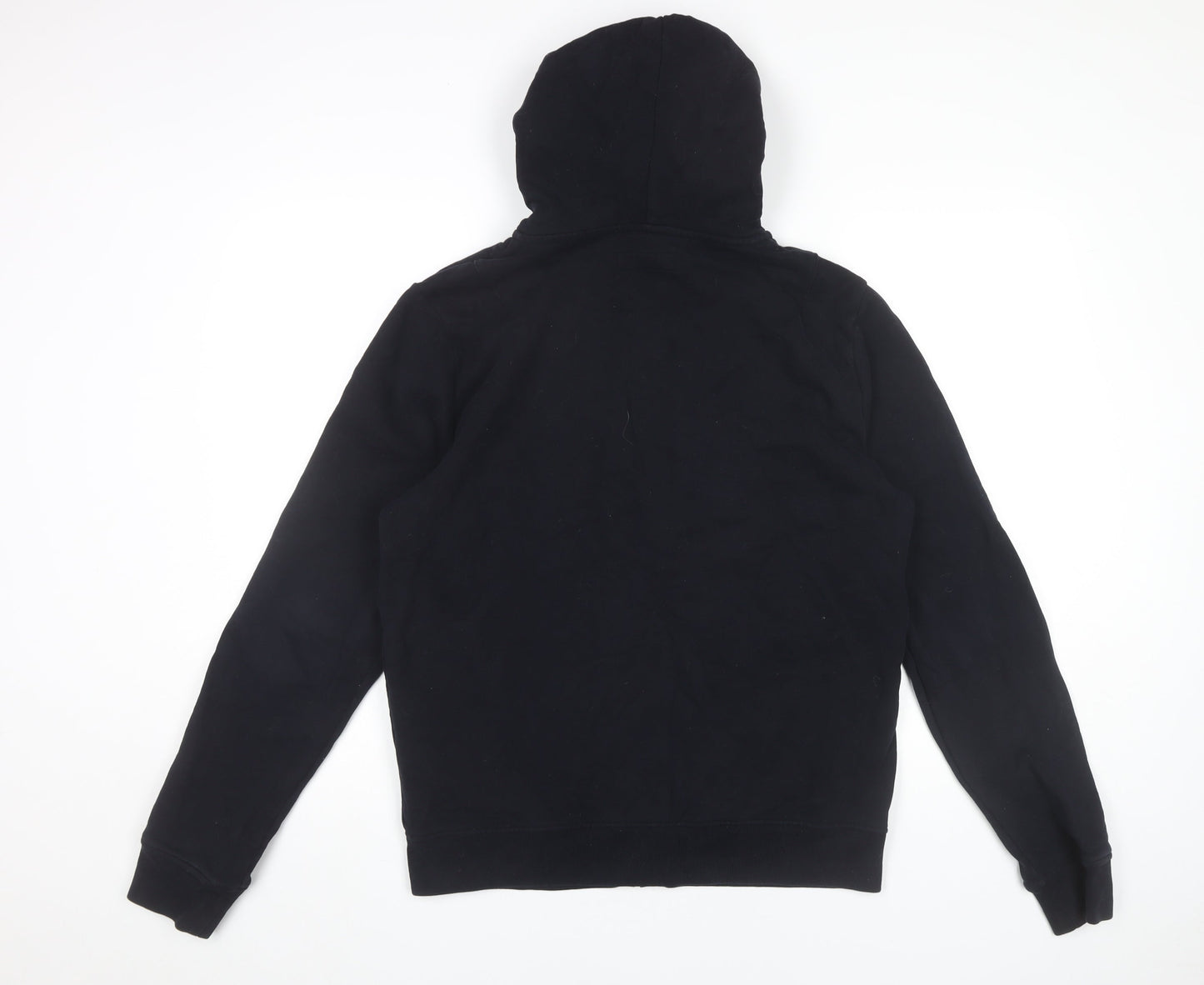 AllSaints Men’s Black Raven Full Zip Hoodie Size M Regular Fit
