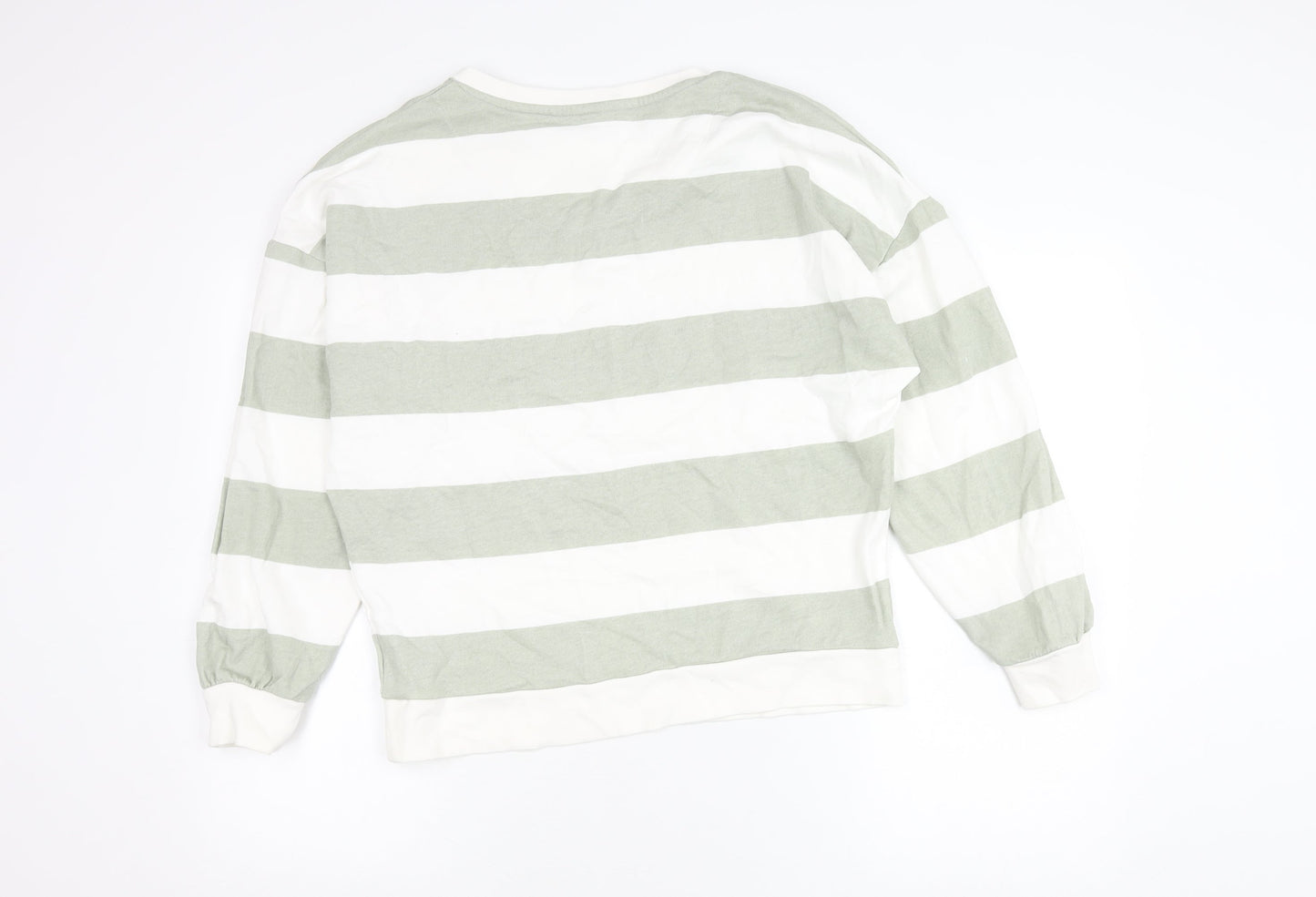 Womens UK 10 Regular U.S. Polo Assn. Green Pullover Sweatshirt