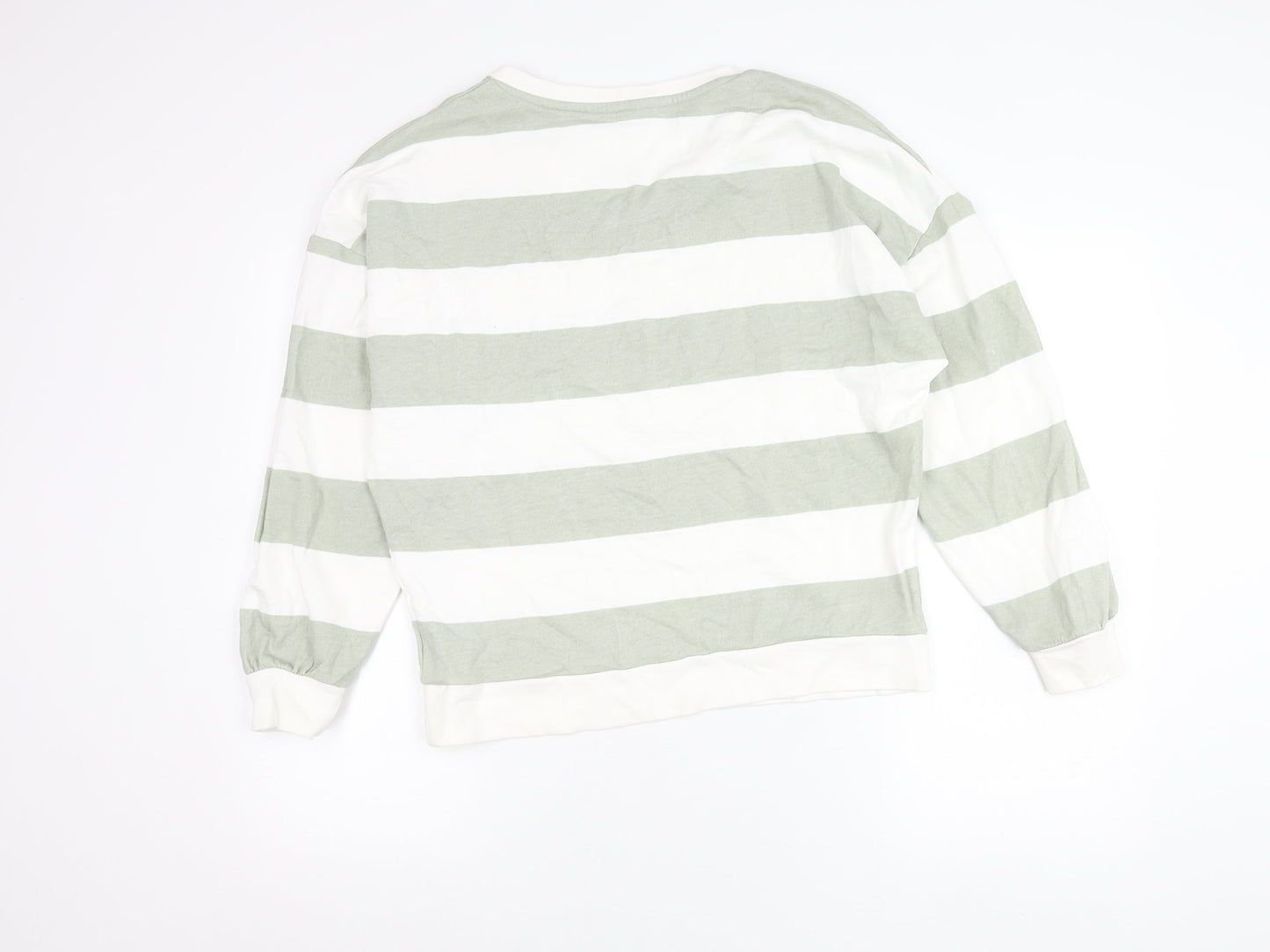 Womens UK 10 Regular U.S. Polo Assn. Green Pullover Sweatshirt