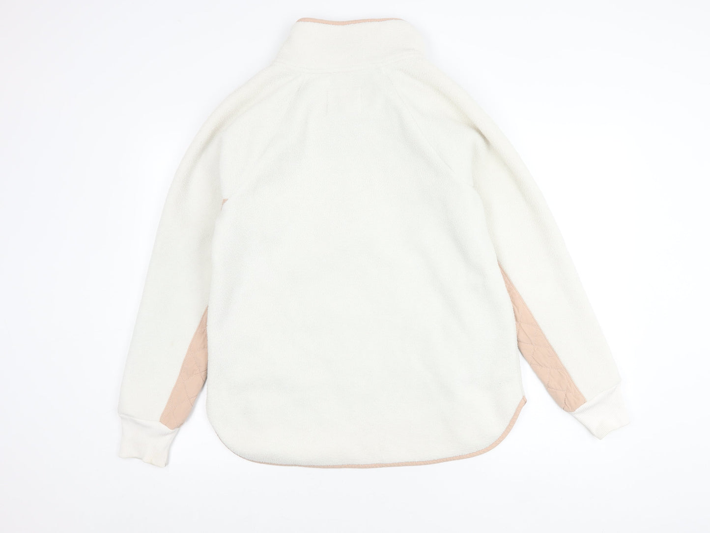 Abercrombie & Fitch Women’s Ivory Quilted Pullover Sweatshirt M