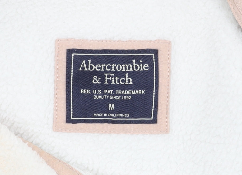 Abercrombie & Fitch Women’s Ivory Quilted Pullover Sweatshirt M