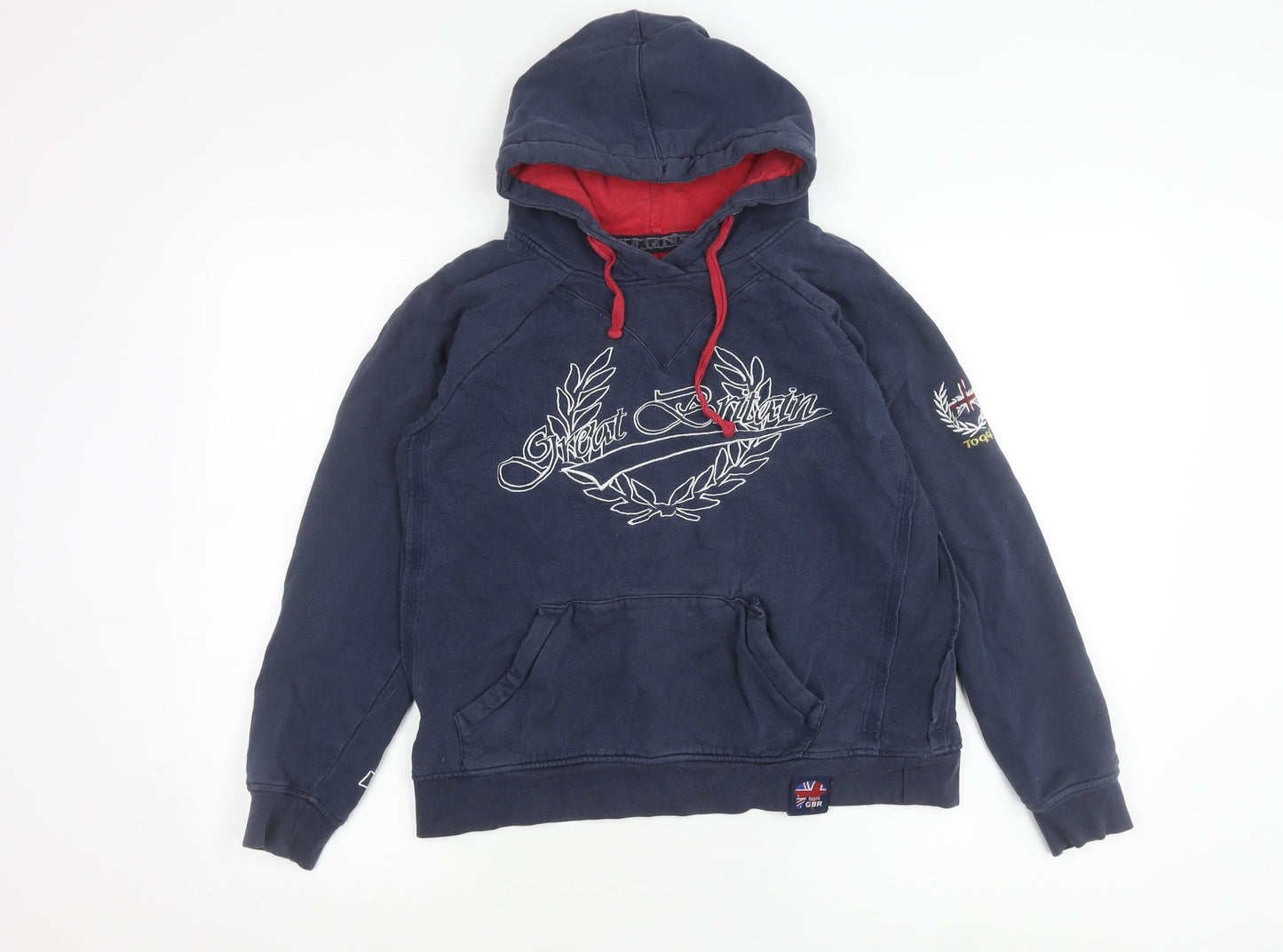 Toggi Women’s Navy Hoodie XS Great Britain Embroidered Cotton