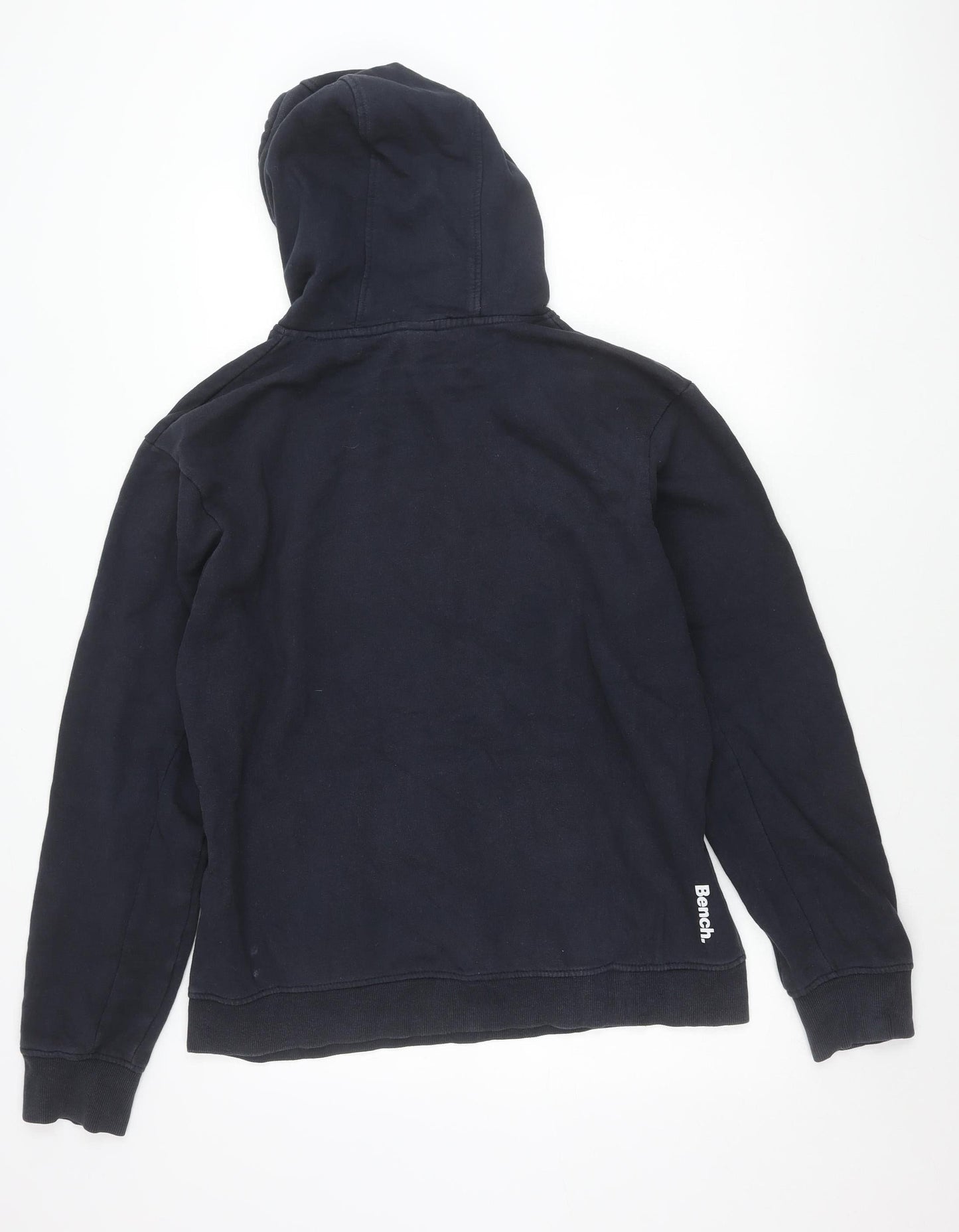 Bench Mens XL Blue Pullover Hoodie Logo Graphic Hooded Sweatshirt