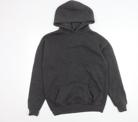 PrettyLittleThing Women’s Grey Pullover Hoodie M Regular Fit