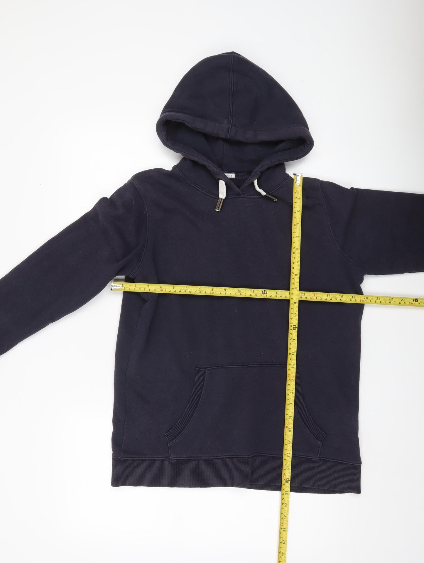 FatFace Women’s Navy Blue Hoodie Size 10 Boyfriend Fit Cotton Blend