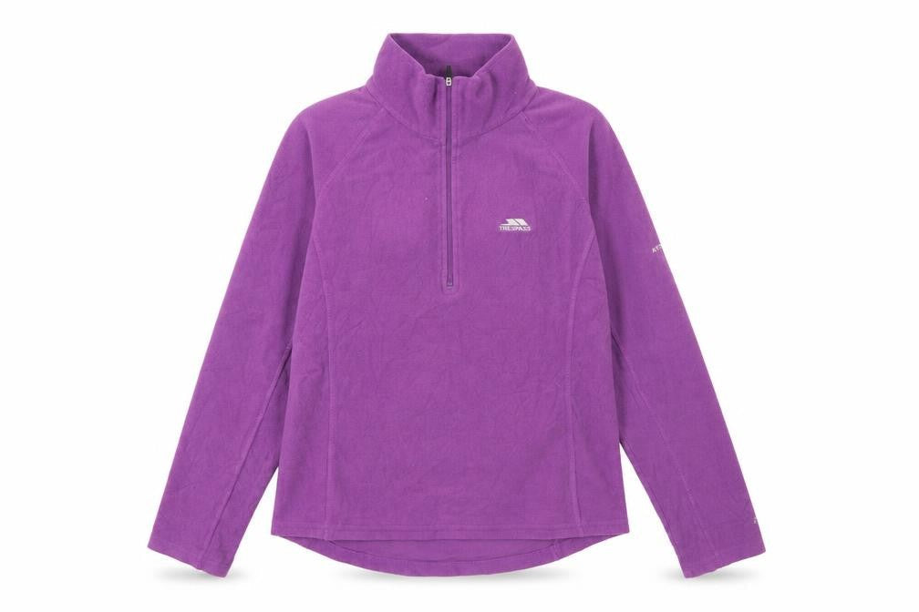 Womens UK M Regular Trespass Purple Pullover Sweatshirt