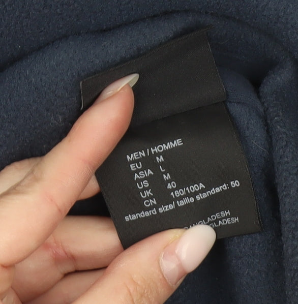 Jack Wolfskin Men's Blue Fleece Jacket Size L 40in Zip Outdoor