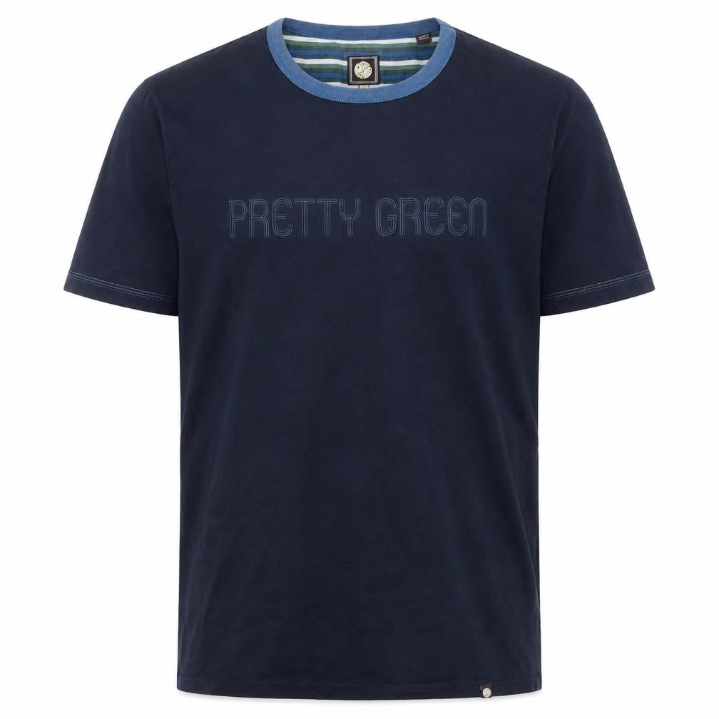 Mens UK Size M Pretty Green Blue  Cotton T-Shirt