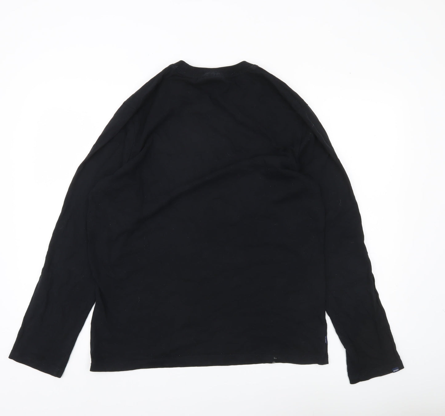 Superdry Men’s Black XL Long Sleeve Cotton Casual Shirt