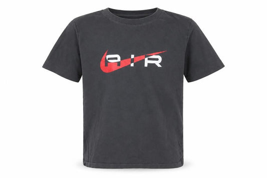 Nike Boys Black AIR Logo Graphic T-Shirt Short Sleeve 12-13 Years