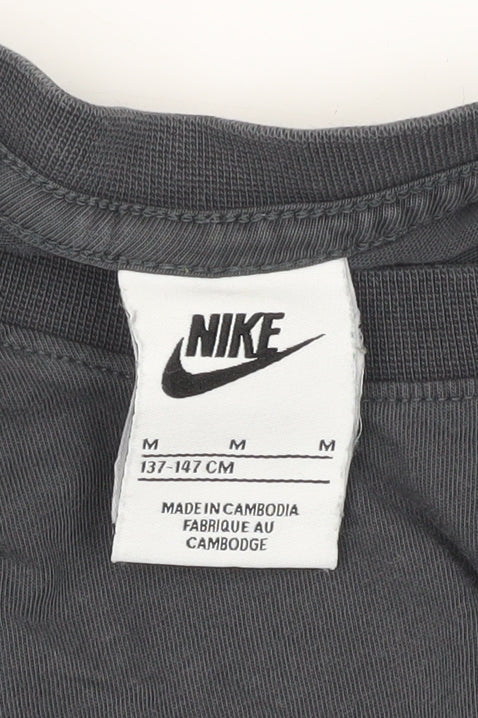 Nike Boys Black AIR Logo Graphic T-Shirt Short Sleeve 12-13 Years