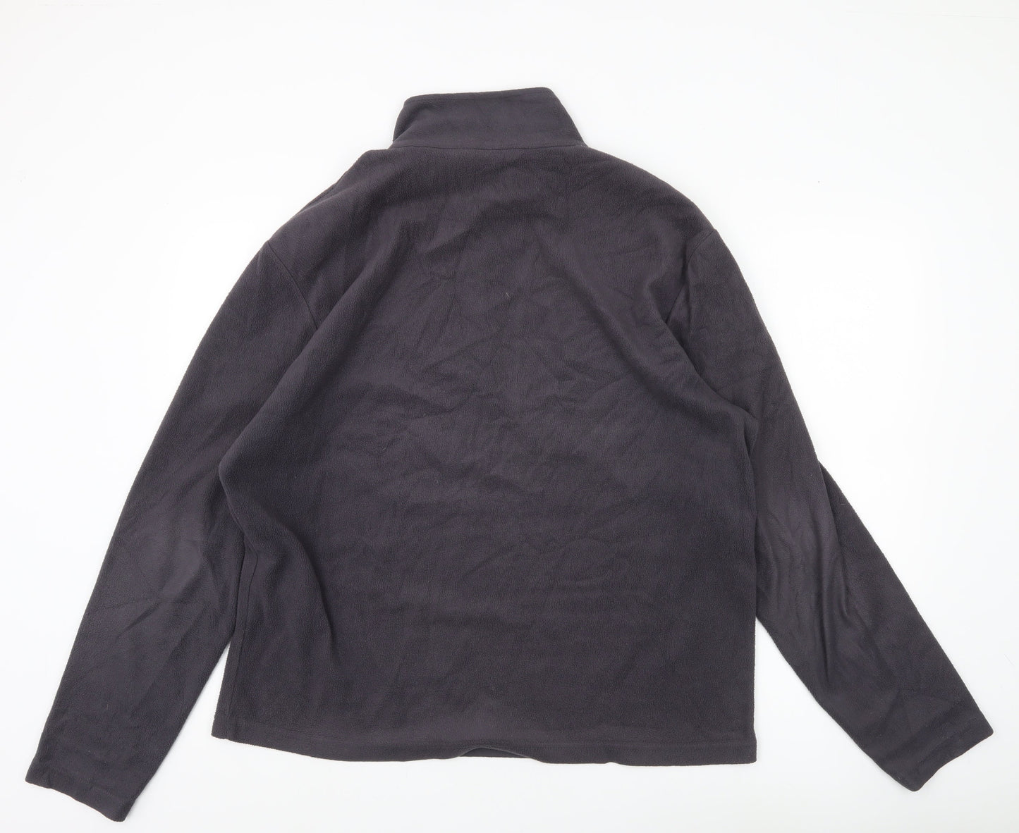 Regatta Mens Grey Fleece Sweatshirt XL 1/2 Zip Outdoor Layer