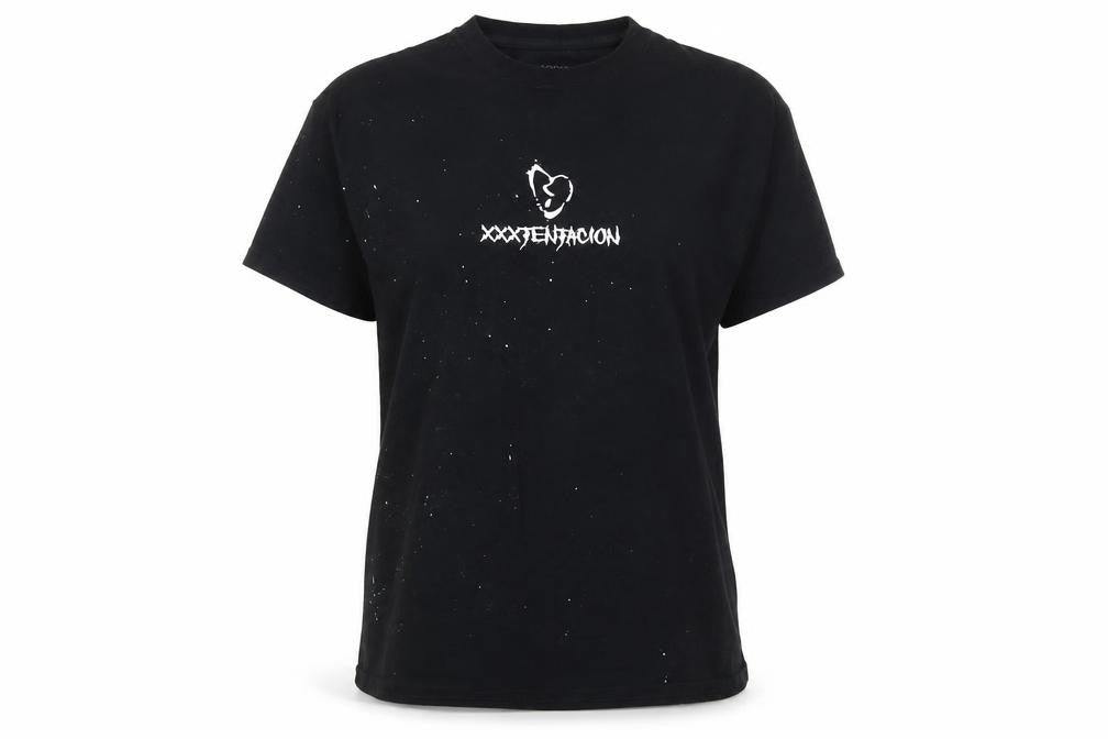 XXX Womens Black Graphic Music T-Shirt Size M