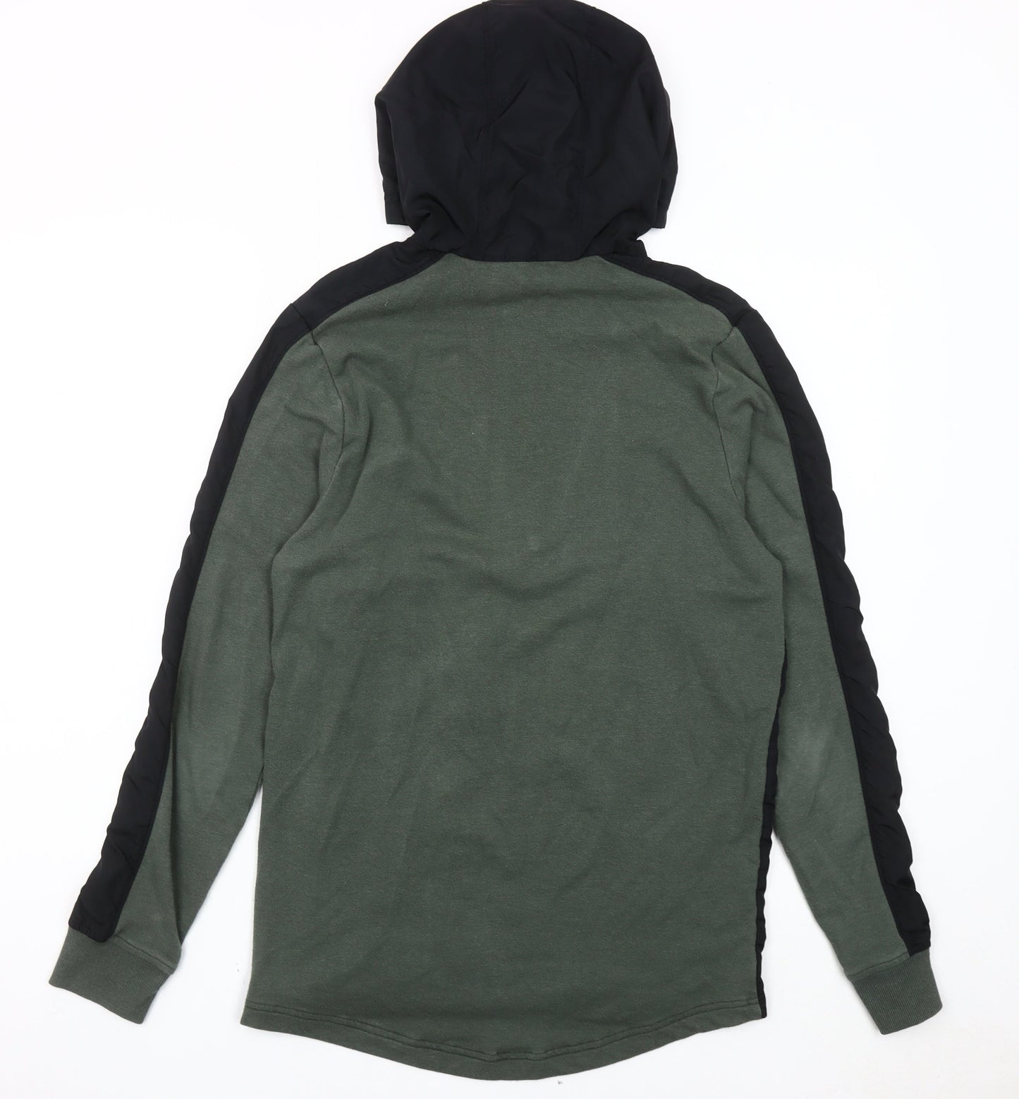 Under Armour Men’s Green Black Pullover Hoodie Size M Slim Fit