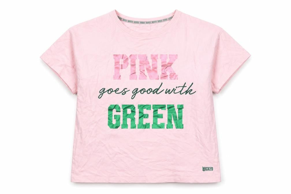 Next Womens Pink Graphic T-Shirt Size 14 Cotton Crew Neck Casual