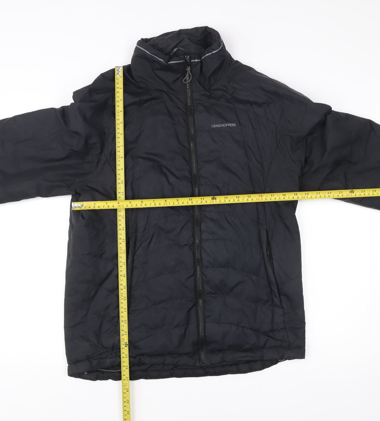 Craghoppers Men’s Black M Puffer Jacket Full Zip Insulated Outdoor