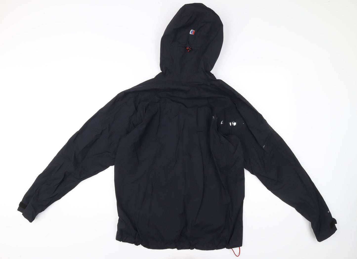Berghaus Men’s Black Waterproof Hooded Rain Jacket Size S Outdoor