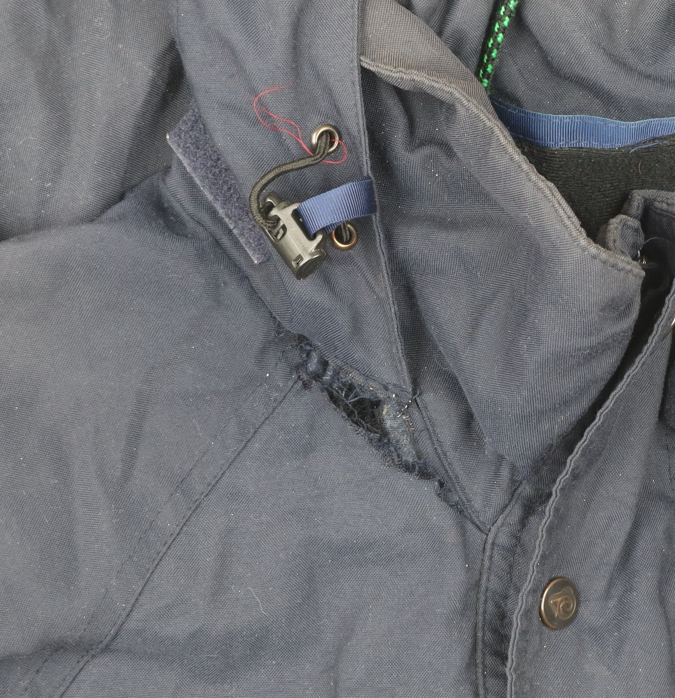 Craghoppers Men’s Blue Parka Jacket M 40in Hooded Outdoor Hiking