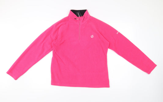 Dare 2B Women’s Pink Fleece Pullover Sweatshirt UK 12 Activewear
