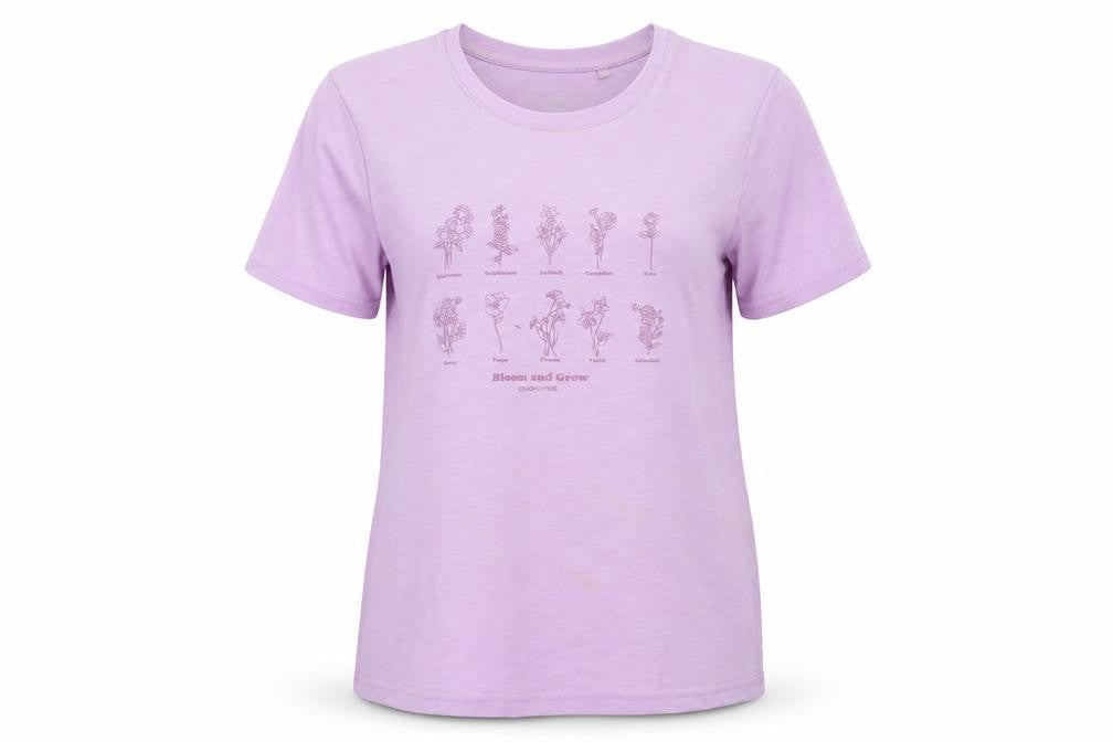 Womens UK Size 8 Craghoppers Purple Polyester T-Shirt