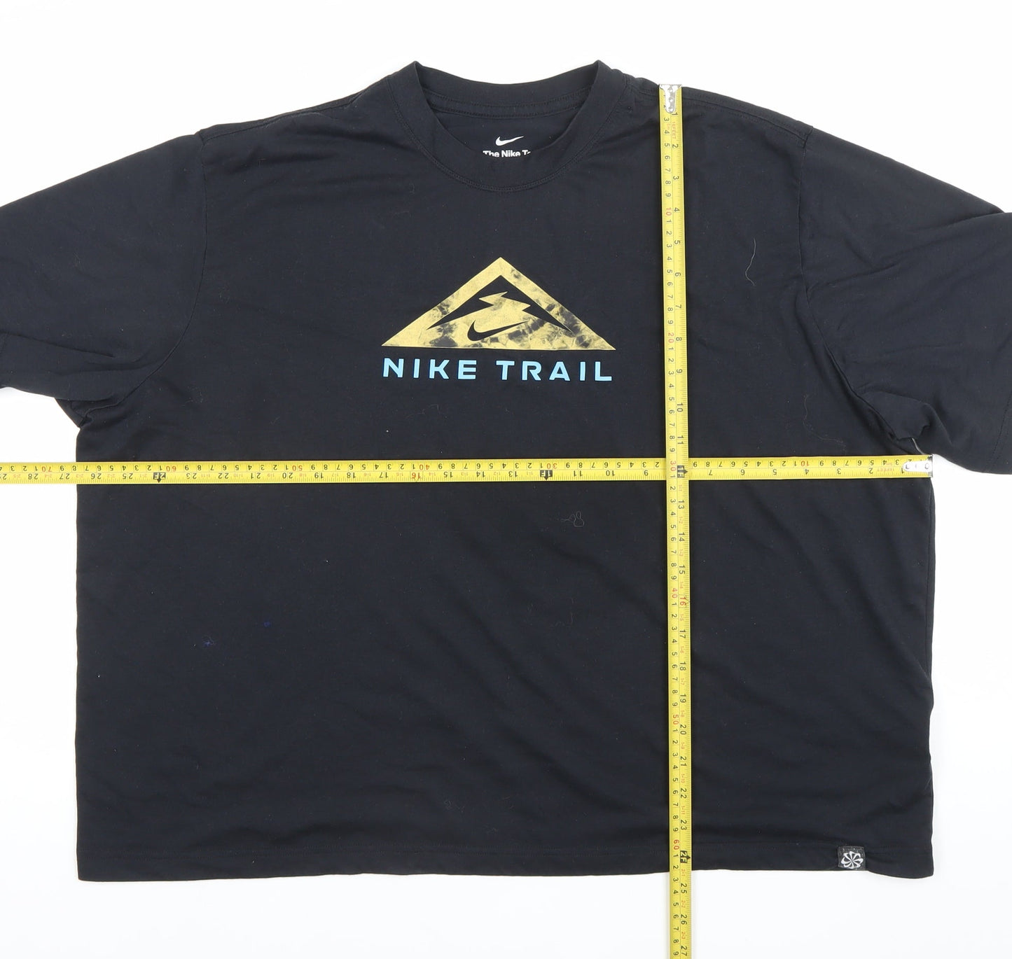 Nike Unisex Black 2XL Dri-Fit Trail Sports T-Shirt